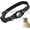 Black, variant on Airtag Dog Collar with Waterproof Air Tag Holder, Integrated Reflective Pet Collar with Soft Padding, Adjustable Nylon Collar for Small Medium Large Dogs, Black,L (16.1"-23.6")