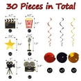 thumbnail image 2 of Movie Night Party Supplies Hanging Decorations - 30pcs Hollywood Movie Theme Party Decorations SF1, 2 of 2