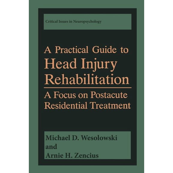 Critical Issues in Neuropsychology A Practical Guide to Head Injury Rehabilitation: A Focus on Postacute Residential Treatment, (Paperback)