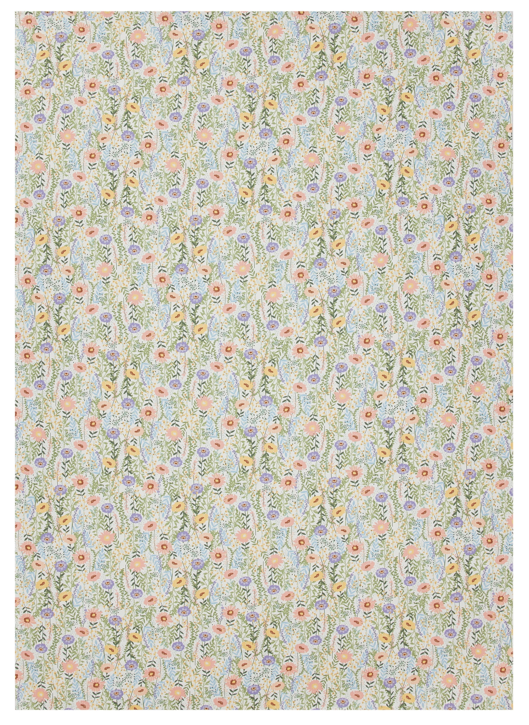 Easter Floral 60" x 84" Tablecloth - 100% Cotton, Multi-color