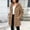 Coffee, variant on Fnooota Womens Fleece Jackets, Lightweight Long Sleeve Mid-length Warm Winter Outerwear with Pockets Coffee Size S-3XL