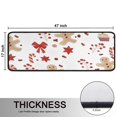 thumbnail image 5 of Kitchen Rugs Sets Of 2,Red Christmas Gingerbread Man Pattern Anti Fatigue Kitchen Mat Rugs Non Slip Washable,Decorative Kitchen Floor Mats for Kitchen,Sink,Laundry,17"x47"+17"x47", 5 of 5
