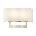 thumbnail image 4 of 42934-91 Livex Lighting 2 Light Large ADA Wall Sconce In Contemporary Style-9.5 Inches Tall and 15 Inches Wide-Brushed Nickel Finish, 4 of 17