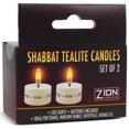 thumbnail image 4 of Set de 2 velas tealight LED para Shabat Zion Judaica, 4 of 5