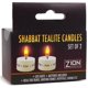 thumbnail image 4 of Set de 2 velas tealight LED para Shabat Zion Judaica, 4 of 5