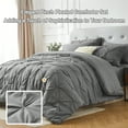 thumbnail image 2 of Davulos Full Comforter Set,7 Pieces Dark Grey Bedding Sets for All Season Bed in a Bag with Comforter ,Flat Sheet ,Fitted Sheet ,Pillowcases & Shams, 2 of 8