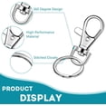 thumbnail image 4 of 120 Sets 25MM 30MM Metal Key Rings with Jump Rings, Screws, and Split Keyrings - Bulk Keychain Rings for Home and Office Decor, 4 of 5