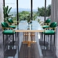 thumbnail image 4 of Nordic Luxury High End Slate Dining Tables Restaurant Designer Dining Table Simple Office Conference Tables Home Furniture My Lux Decor Round, 4 of 18