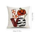 thumbnail image 3 of Pandiboks Decorative Pillow Covers 18x18in Halloween Couch Pillow Covers Multicolor Square Linen Fall for Family Room、Patio, 3 of 6