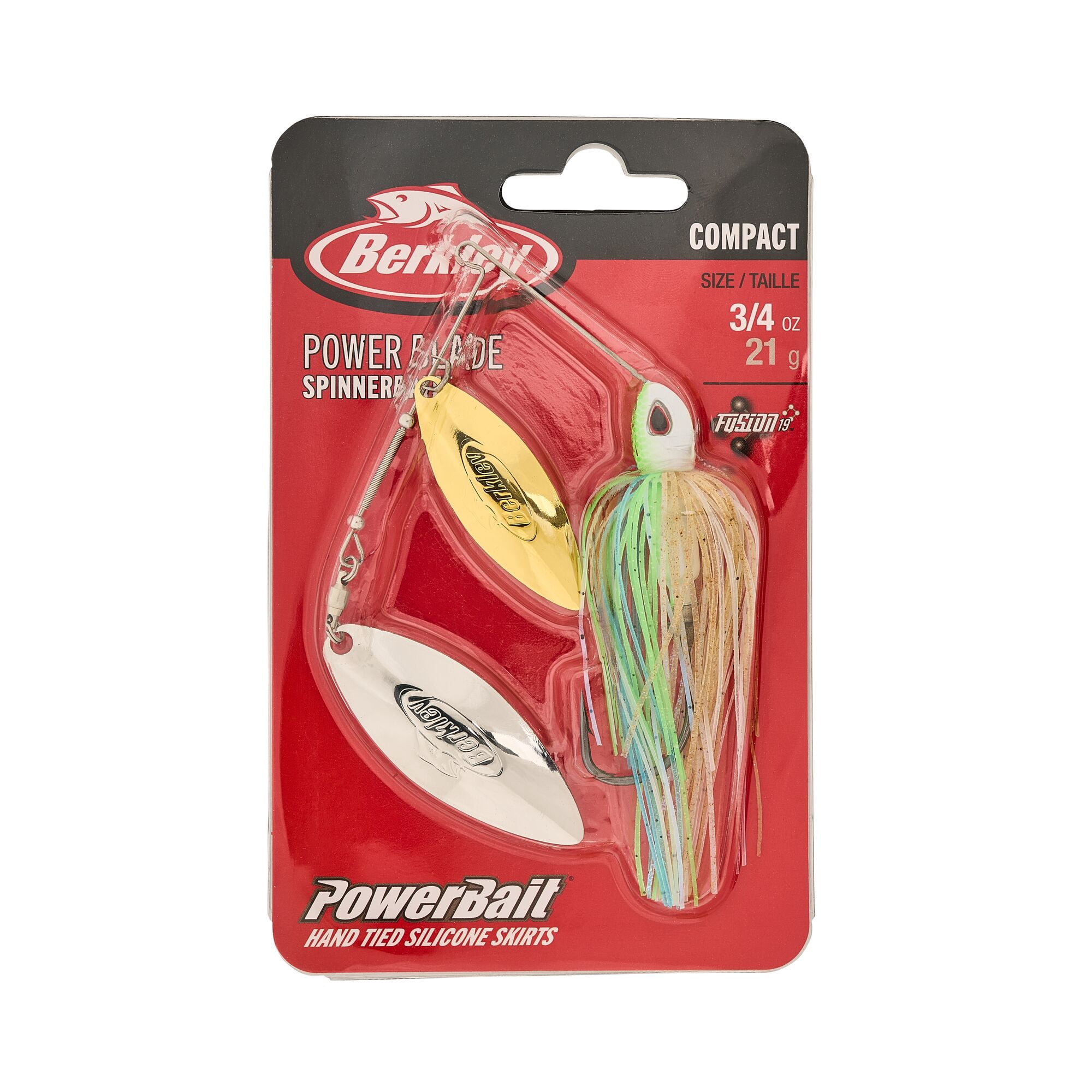Berkley Power® Blade Compact, Spinnerbaits, Pretty One/Gold + Silver (1-count)