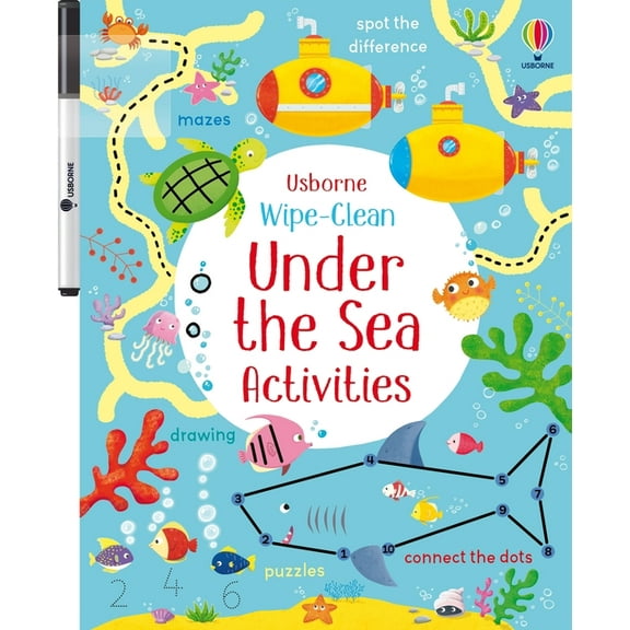 Wipe-Clean Activities Wipe-Clean Under the Sea Activities, (Paperback)