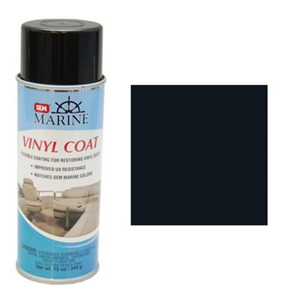 SEM Products  Vinyl Coat Flexible Aerosol Coating - Ranger Black - 12 oz