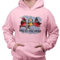 thumbnail image 2 of Birds It's Cold Outside Hoodie Sweatshirt Unisex 2X-Large Pink, 2 of 5