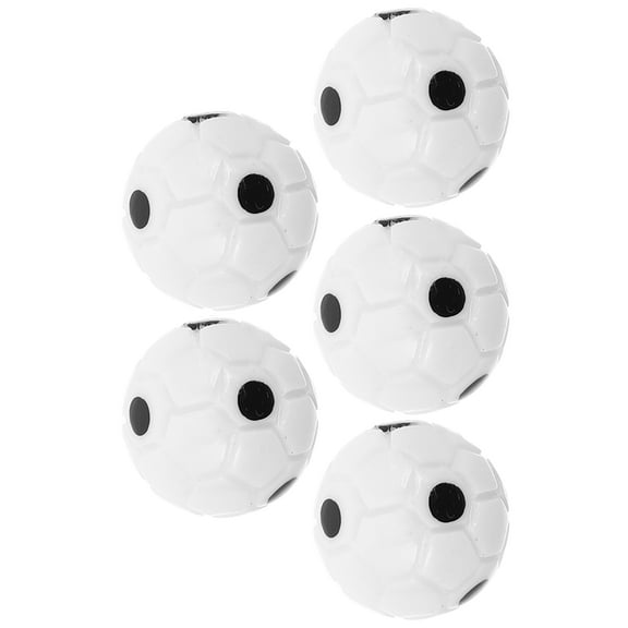 5pcs Mini Soccer for Doll House Decor Simulated Miniature Football Sports for Small House Decoration Mini for Dollhouse Accessories and Playtime Fun