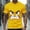 Yellow, variant on Summer T Shirts for Man Funny Workout Short Sleeve Graphic Tees Casual Pullover Crew Neck Beach Loose Fit Tops