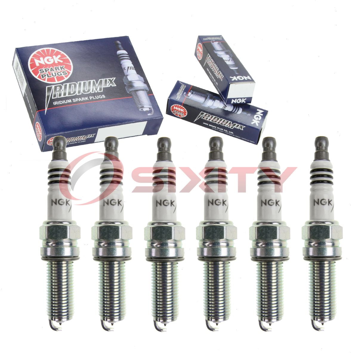 6 Pc NGK 93175 Iridium IX Spark Plugs for Ignition Wire Secondary