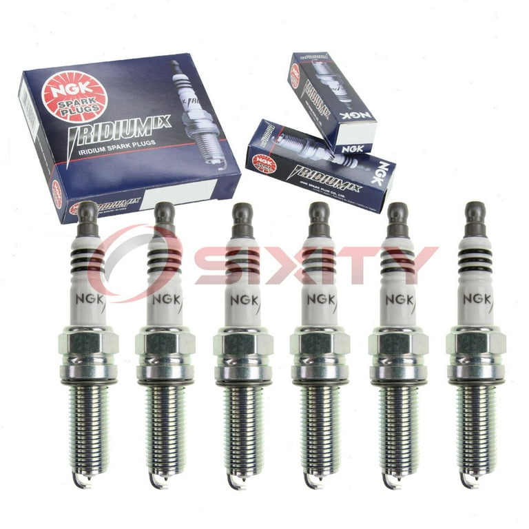 NGK 93175 Iridium IX Spark Plugs, 6 Pack, Reduced Emissions and