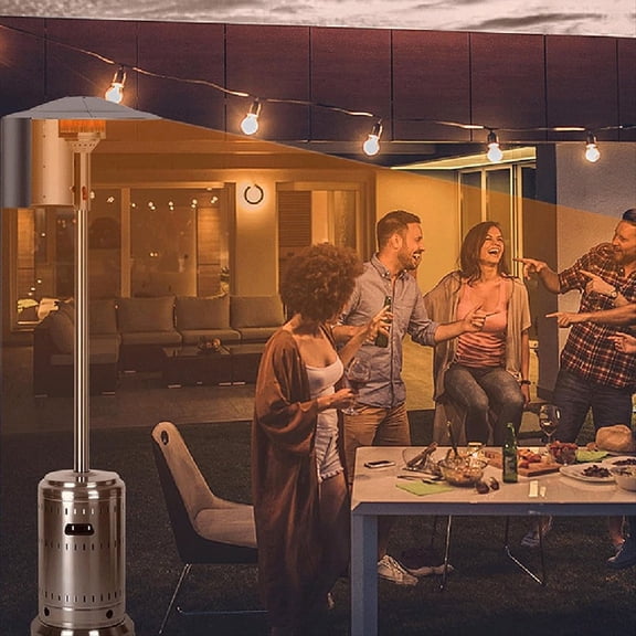 Rollbacks & More Patio Heater Reflector Shield, Heat Focusing for Round Natural Gas and Propane Heaters Outdoor