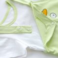 thumbnail image 4 of Summer New Children's Set Baby Boy Cotton Cartoon Cute Rabbit Ears Short Sleeve Strap Pants Casual Set, 4 of 5