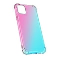 thumbnail image 2 of figatia Back Cover TPU Bumper Shockproof Anti-scratch cap Case for - for Iphone11 pink and blue, as described for Iphone11 Pink Blue, 2 of 9