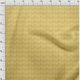 thumbnail image 3 of oneOone Cotton Flex Yellow Fabric Dot & Waves Abstract Craft Projects Decor Fabric Printed By The Yard 40 Inch Wide, 3 of 4