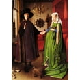 thumbnail image 2 of Vintage Apple Collection 24x32 Gold Ornate Wood Framed with Double Matting Museum Art Print Titled - Van Eyck - The Wedding, 2 of 4