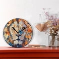 thumbnail image 2 of YAZAOO Decorative Wall Clock Size：25cm Fiery Majesty Design Pattern Clock, 2 of 10