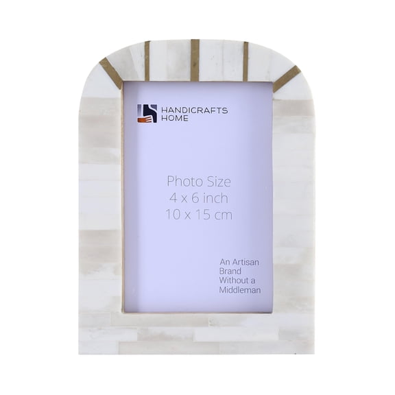 Handicrafts Home Palace-Vista 4x6 Picture Frame – Rustic Farmhouse Wooden Photo Frame for Living Room, Wedding Memories, Family Pictures & Wall Décor