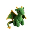 thumbnail image 2 of Emotional Support Dragon Pocket Buddy, Cute Dragon Plush Stuffed Animals with Encouragement Card, Anxiety Relief Desk Decor, Fantasy Gift for Students & Adults (Green), 2 of 6