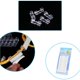 thumbnail image 2 of Clips Para Cables De , Sistema De Gestión De Cables Autoadhesivos Para Organizar Cables De Alimentación De Carga De Oficina20 Piezas Scienceny EL012608-00, 2 of 6
