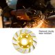 thumbnail image 3 of Taza de Muela Abrasiva de Diamante de 100 mm Para Cerámica de Vidrio de Granito de Mármol, Buena conductividad Térmica, 3 of 7