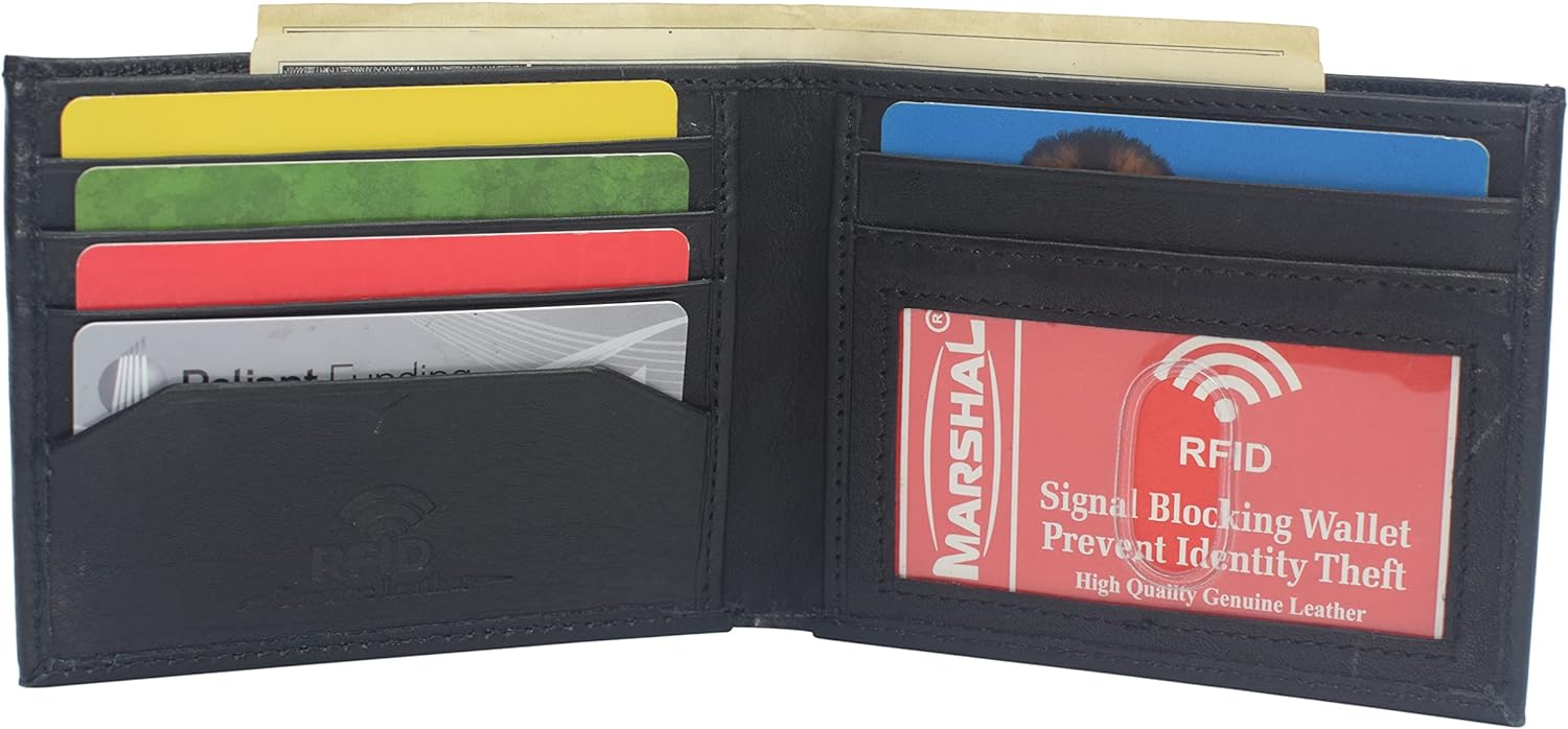Marshal Wallet Mens Soft Genuine Leather Slim photo 2