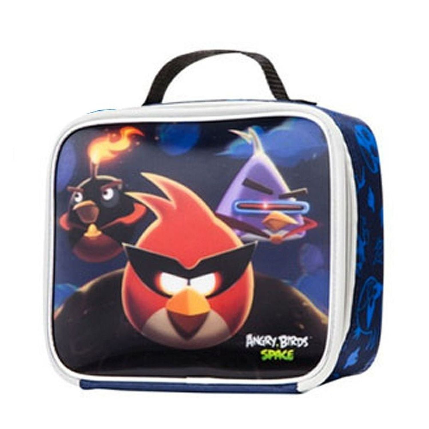 Angry Birds Bird Type Pattern Red And Blue Insulated Lunch Bag Walmart Com