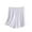 White, variant on Timegard Womens Shorts Plus Size Summer Elastic Waist Drawstring Solid Color Fitting Comfy Cargo Shorts