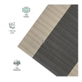 thumbnail image 3 of Mantel Individual Mainstays Rayas Horizontales 30x45 cm Rectangular Gris, 3 of 4