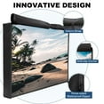thumbnail image 6 of Waterproof TV Cover, 600D Heavy Duty Dustproof Outside Flat Screen TV Cover with Three-sided Zipper for 60-65 in TV, 6 of 8