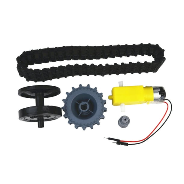 DIY Tank Accessories Crawler Conveyor Belt with TT Motor And Drive