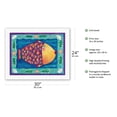thumbnail image 2 of Humuhumunukunukuapua'a - Hawaiian Reef Trigger Fish - State Fish of Hawai’i - From an Original Color Painting by Deybra Faire - Fine Art Rolled Canvas Print 20in x 26in, 2 of 4
