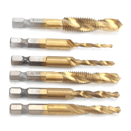 

High-speed Steel Tap And Drill One-piece Molding Tapping Drill Bits With Scale For Factory For Industry For Home For Workshop