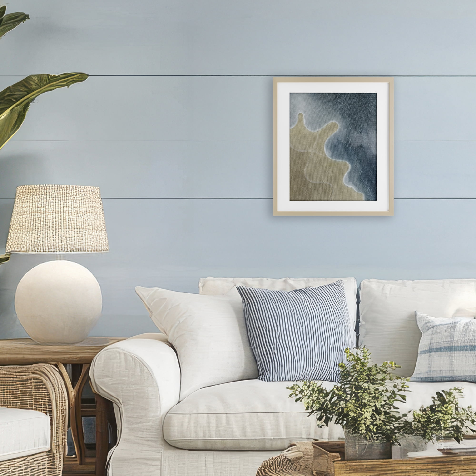 Stupell Industries Turning The Tides Contour Birch Framed Print Under Glass, design by Grace Popp