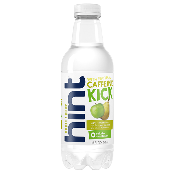 Hint Apple Pear Sparkling Water, 16 Fl Oz, 12 Pack Bottles