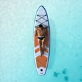 thumbnail image 3 of Garvee Inflatable Stand-up Paddle Board, 11' x 34'' x 6'', with Camera Mount, Orange, 3 of 7