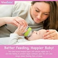 thumbnail image 4 of VivoBebé Anti Colic Baby Bottles -2 Pack, 5oz 0-3 Months -Dual Vent, Breast-Like Soft Silicone Nipple -PVC and BPA Free -Easy Clean -Microwave, Dishwasher Safe -Green, 4 of 5