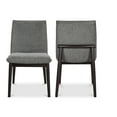 thumbnail image 2 of Moe's Home Collection CHARLIE Fabric Dining Chair -Set of Two Grey Color, 2 of 5