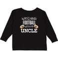 thumbnail image 3 of Inktastic Watching Football with my Uncle Boys or Girls Long Sleeve Toddler T-Shirt, 3 of 5