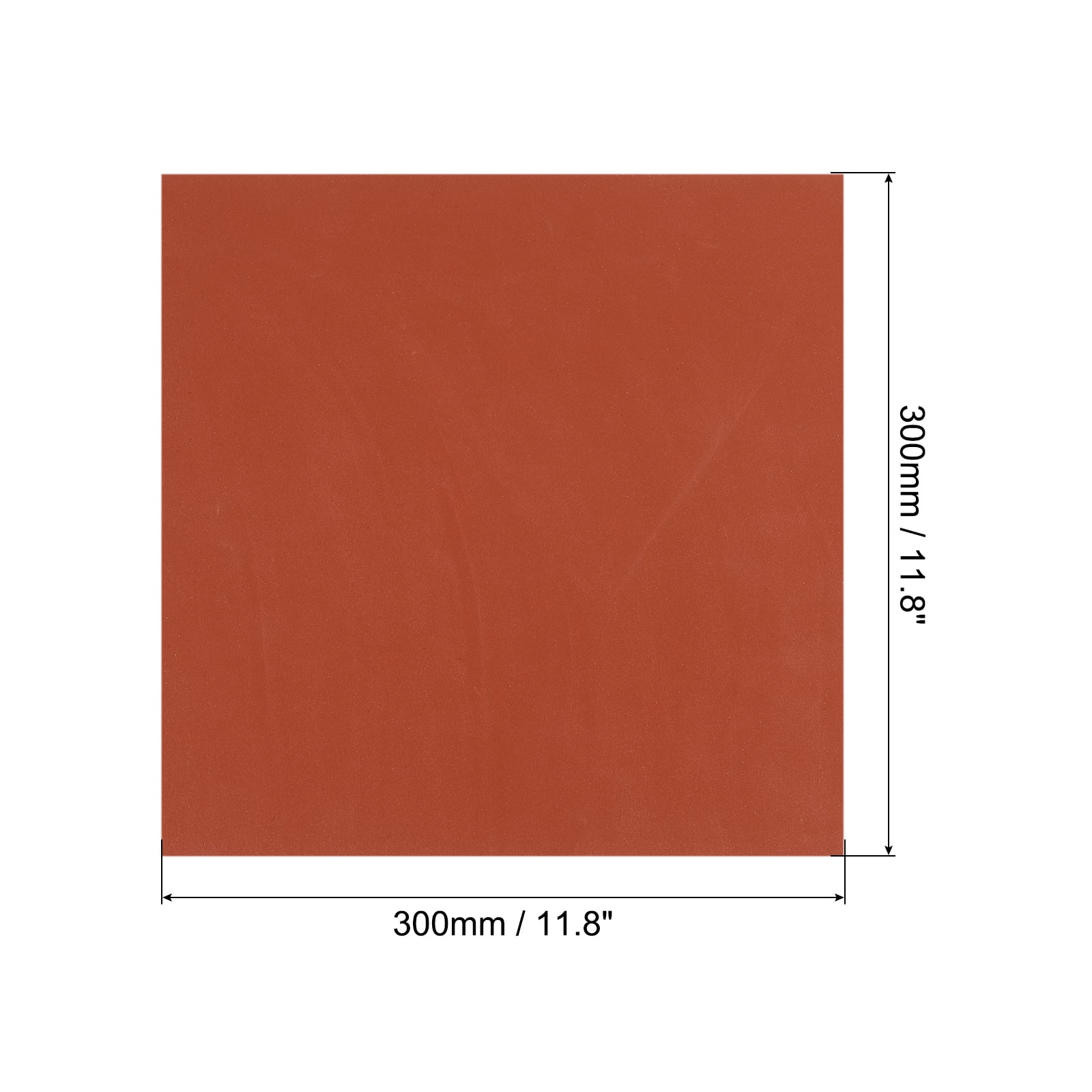11.8" x 11.8" Silicone Heat Press Pad Mat 0.3" Thick for Heat Press Machine