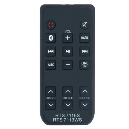 New Replace Remote Control for RCA Sound Bar RTS7116S RTS7113WS Soundbar