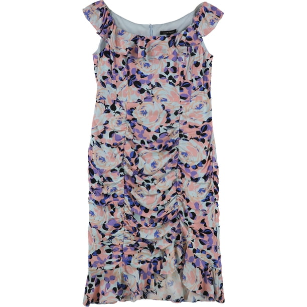 Vestido Floral Nanette Lepore con hombros descubiertos para mujer rosa 6