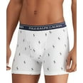 thumbnail image 2 of Polo Ralph Lauren Mens Classic Fit w/Wicking 3-Pack Boxer Briefs XX-Large White/Cruise Navy Aopp/Cruise Navy/Rl2000 Red, 2 of 3