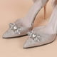 thumbnail image 4 of 2XElegant Shoes Hebilla Decoración Manualidades Adornos Apliques Abrazaderas DIY Moda Dorado Zulema Amuleto de zapatos, 4 of 6